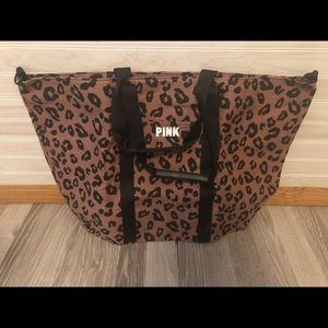 Victoria’s Secret Pink Weekender Bag Leopard Print